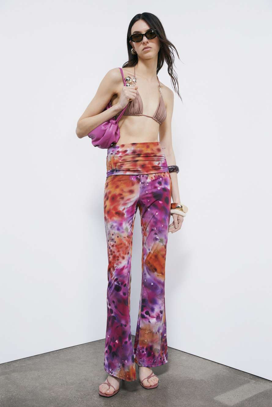 Slim jumpsuit with floral print, Abstract Fantasy, Patrizia Pepe
