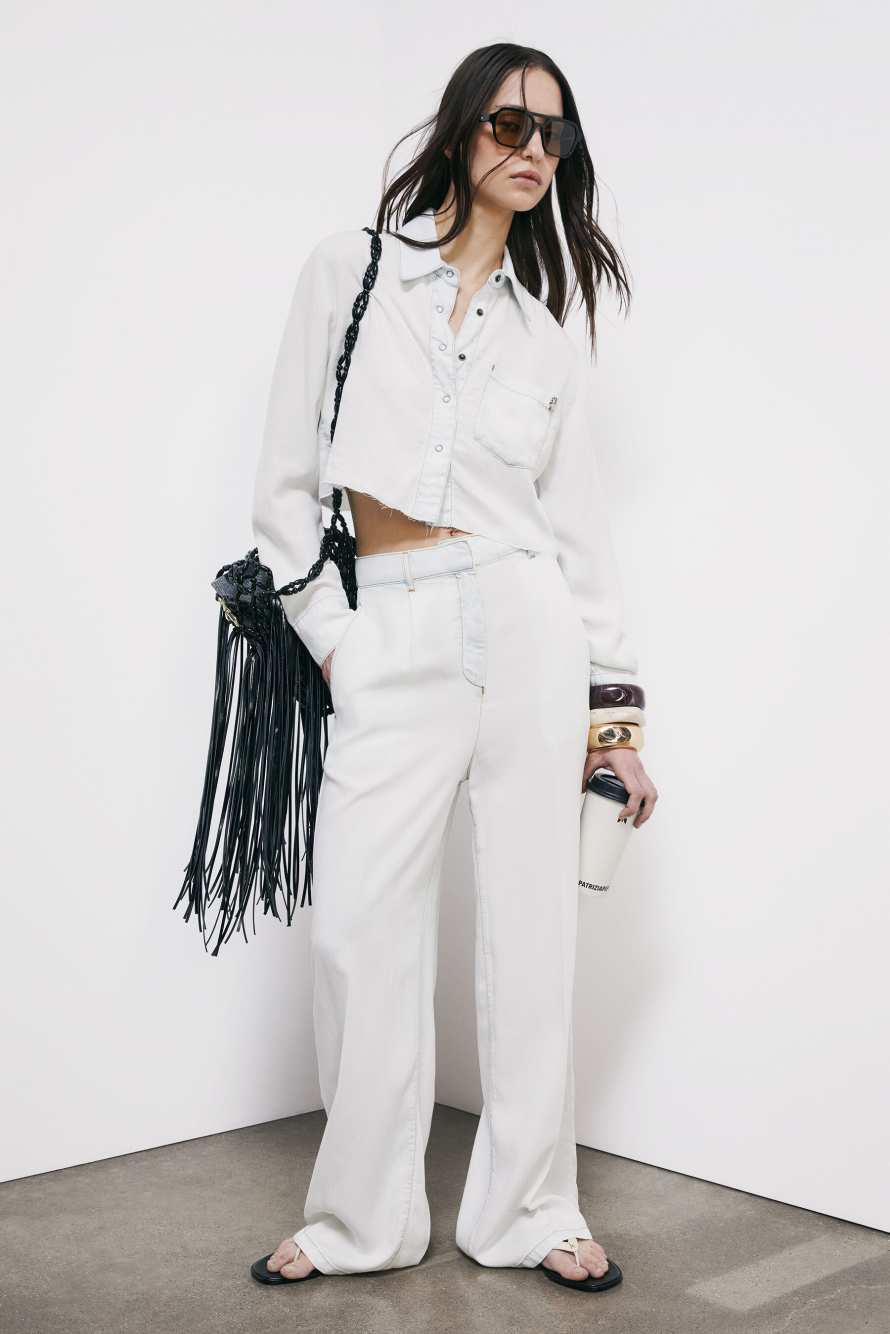 Bolsa Radical Summer con flecos, Negro