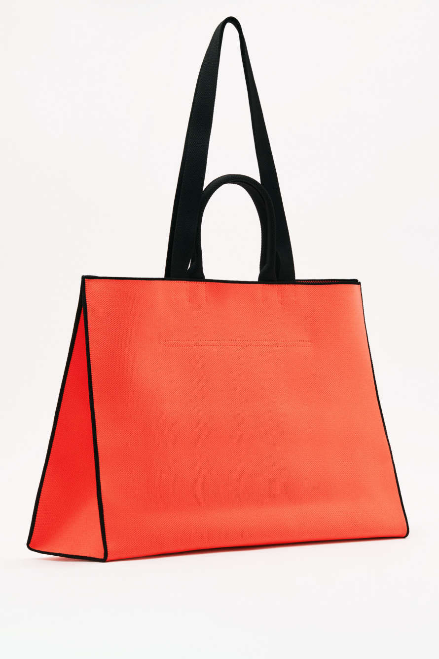 Tote Bag In the City, Orange/Schwarz, Patrizia Pepe