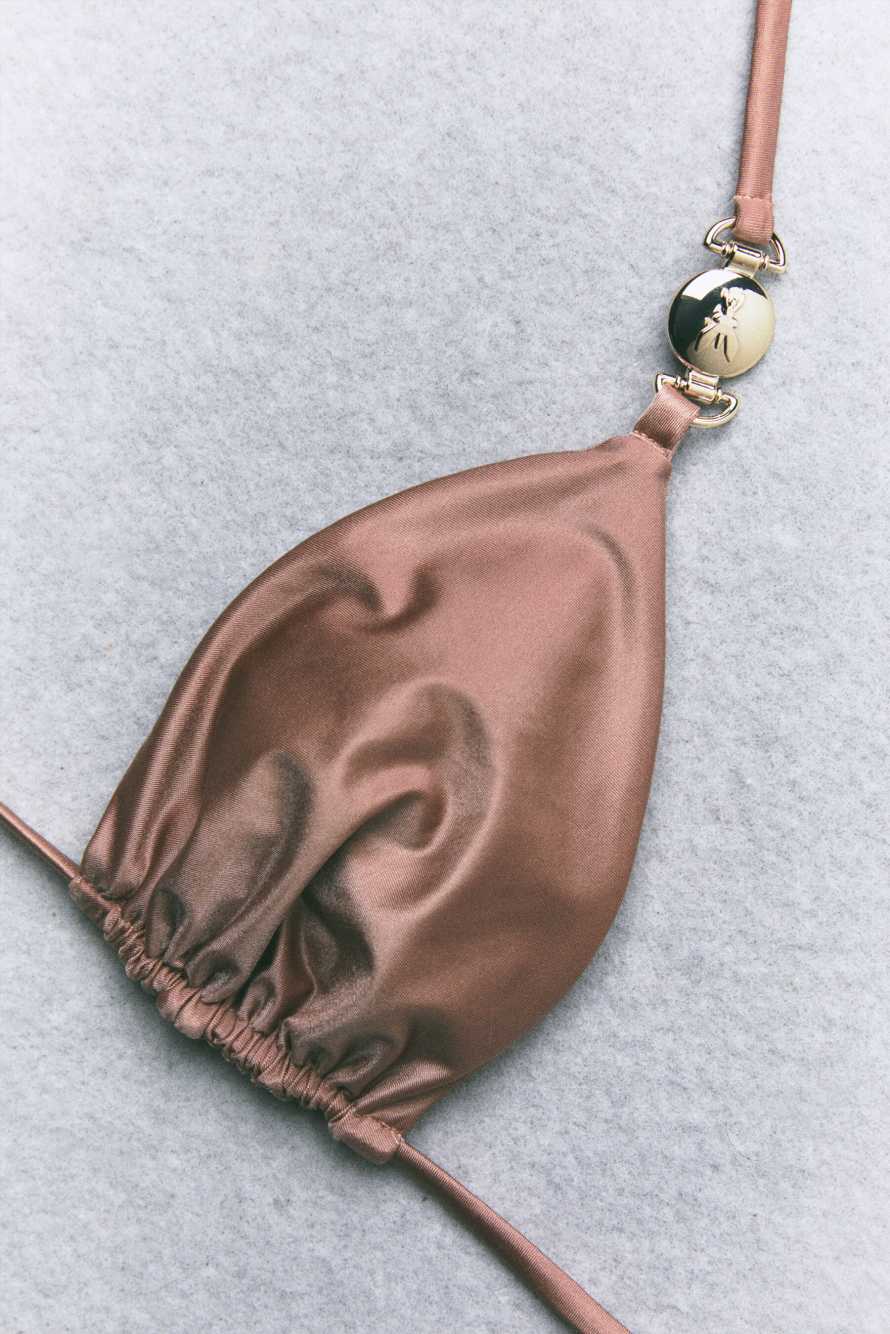 Triangle bikini top, Pink, Patrizia Pepe