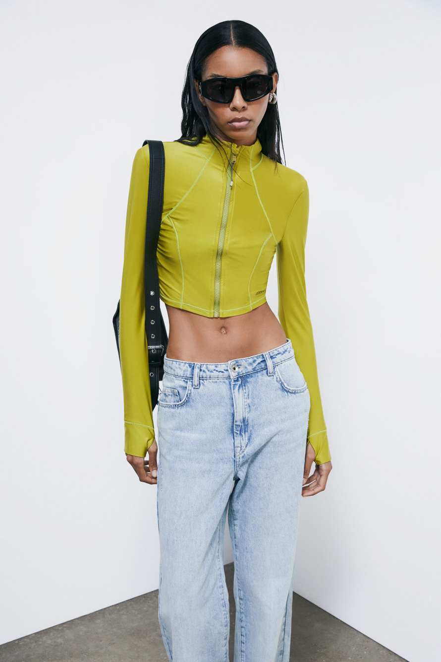 Self Retreat long-sleeve top, Green, Patrizia Pepe