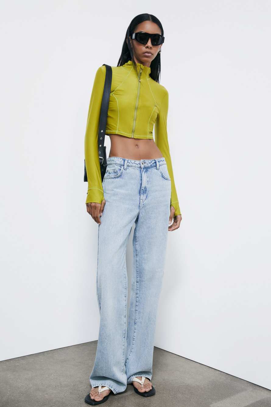 Self Retreat long-sleeve top, Green, Patrizia Pepe