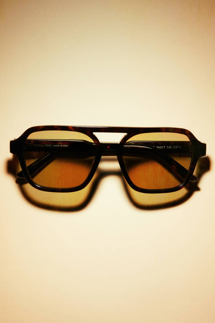Aviator-Sonnenbrille, Braun, Patrizia Pepe