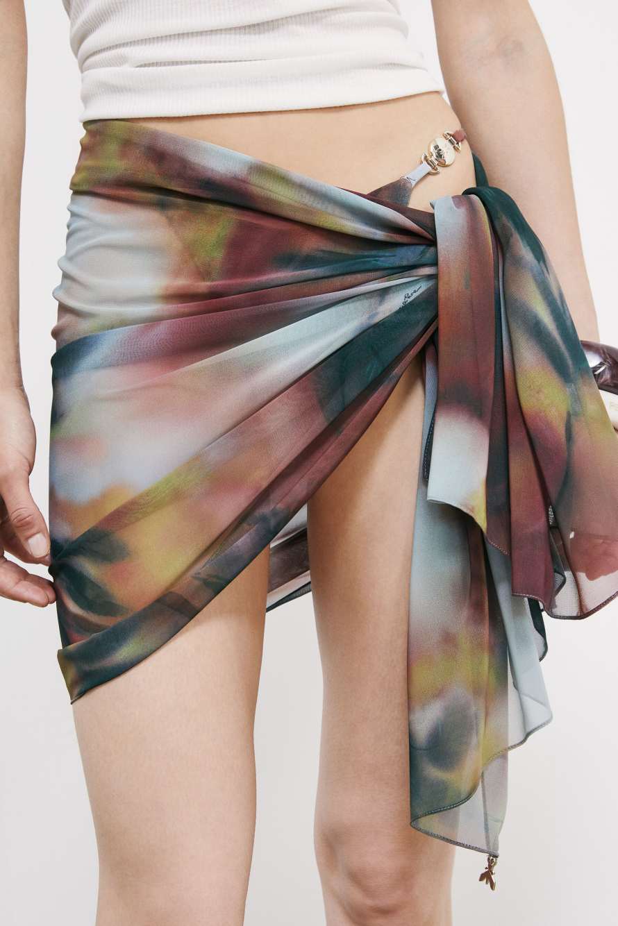 Summer Faded pareo skirt, Abstract Fantasy, Patrizia Pepe