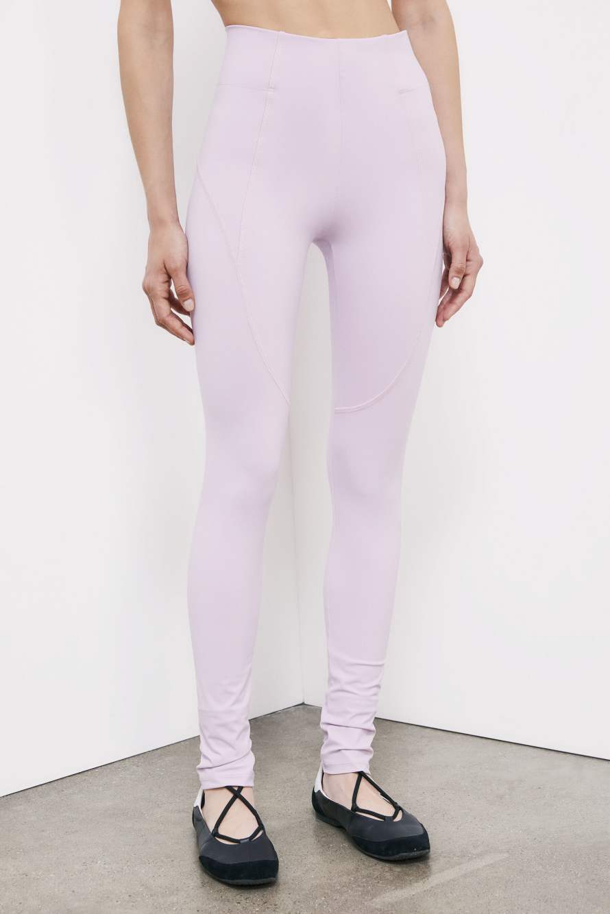 Self Retreat leggings in stretch jersey, Purple, Patrizia Pepe
