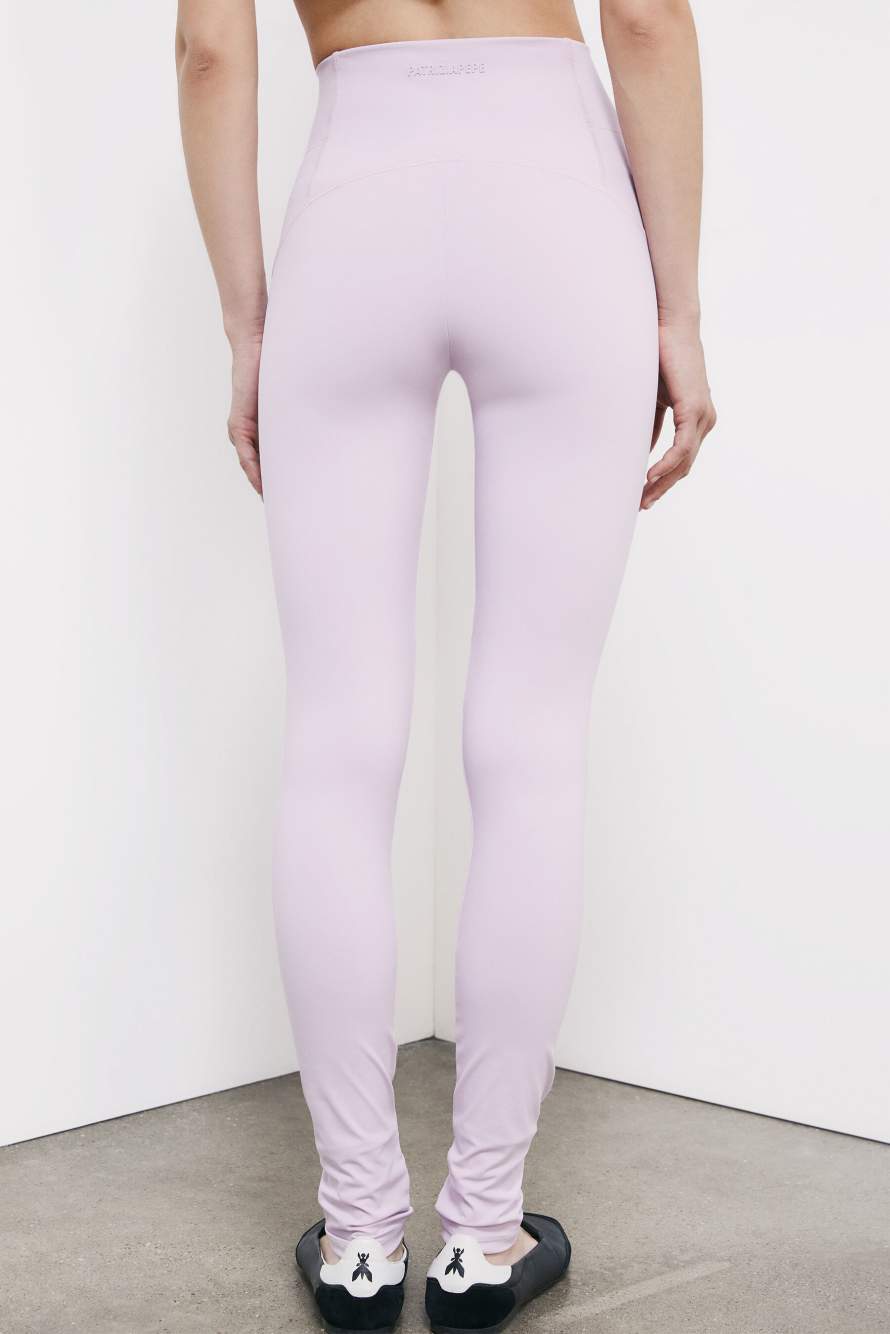 Self Retreat leggings in stretch jersey, Purple, Patrizia Pepe