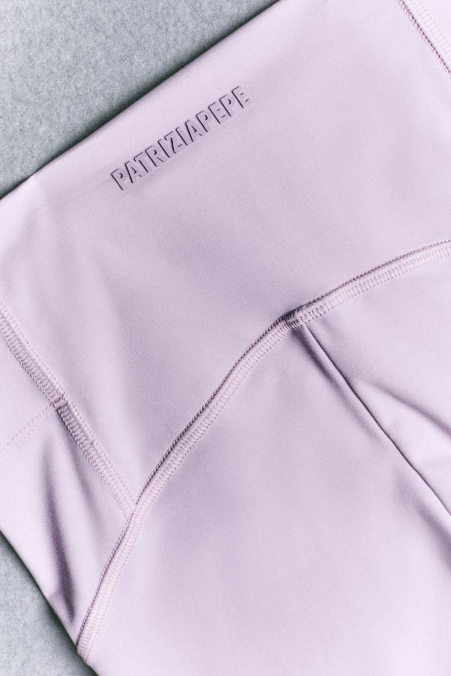 Self Retreat leggings in stretch jersey, Purple, Patrizia Pepe