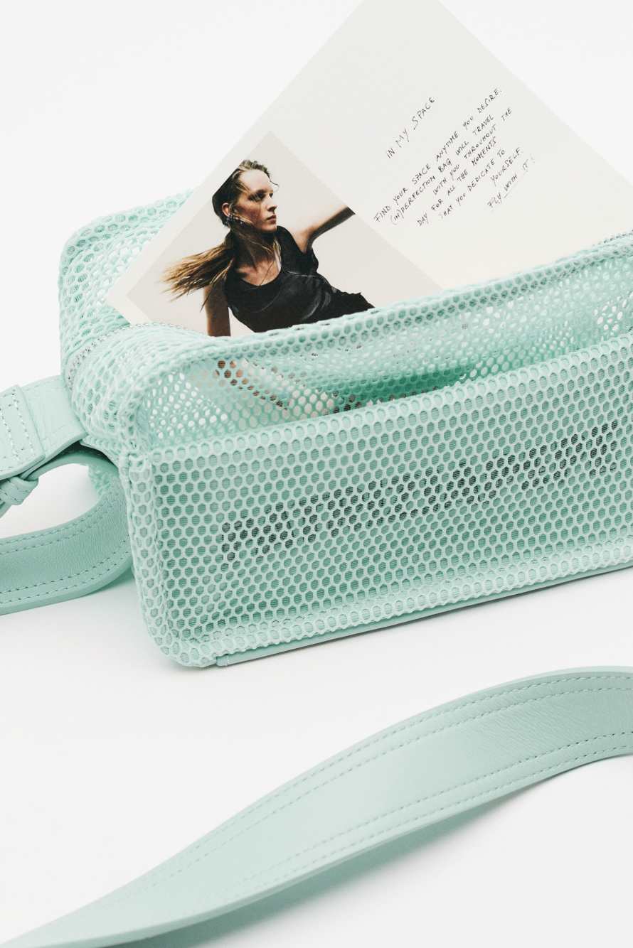 (IM)PERFECTION Bag In My Space Small, Mint, Patrizia Pepe