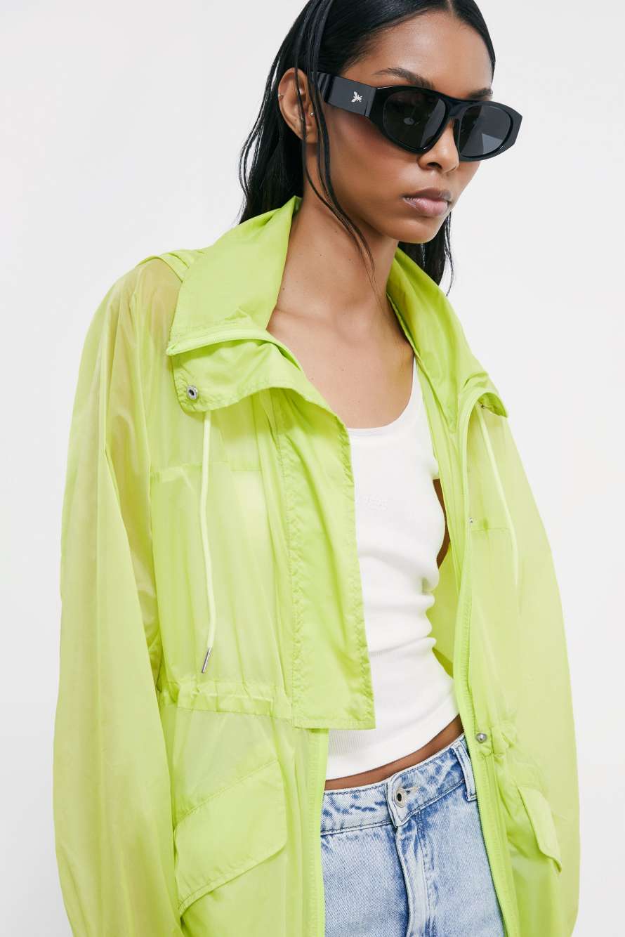 Ultralight nylon parka, Yellow, Patrizia Pepe