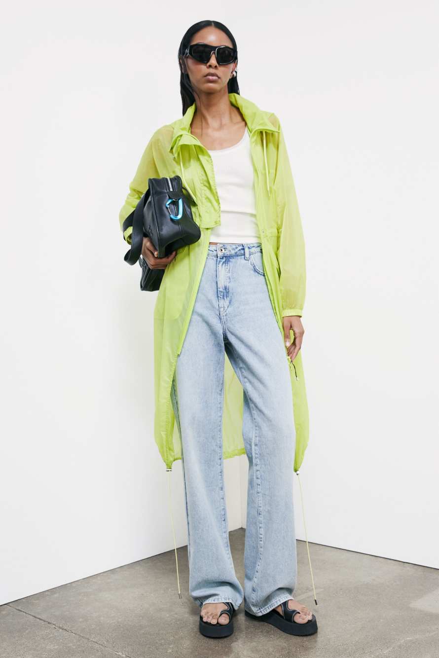 Ultralight nylon parka, Yellow, Patrizia Pepe