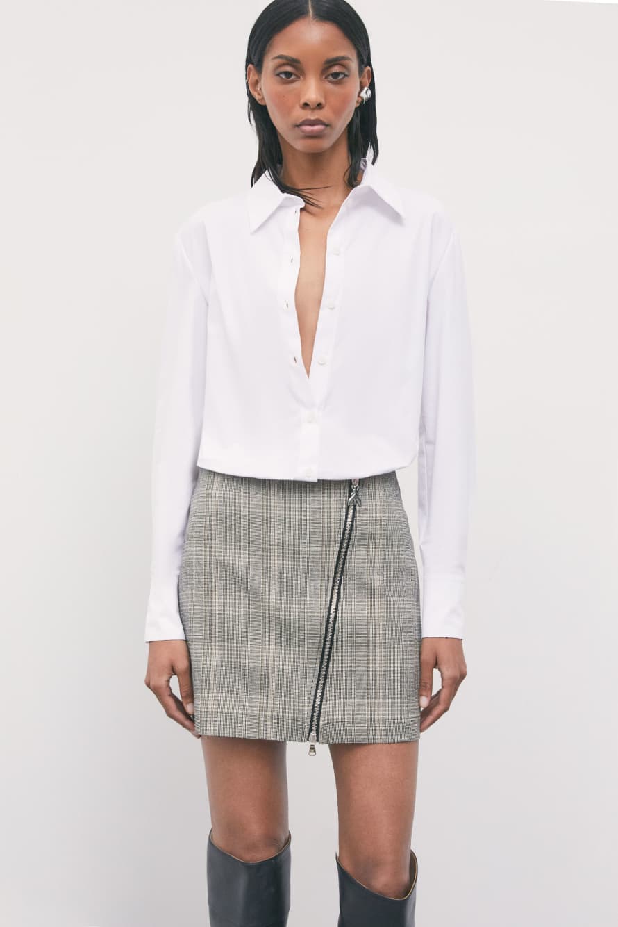 Mini shirt dress with tailored skirt, Abstract Fantasy, Patrizia Pepe
