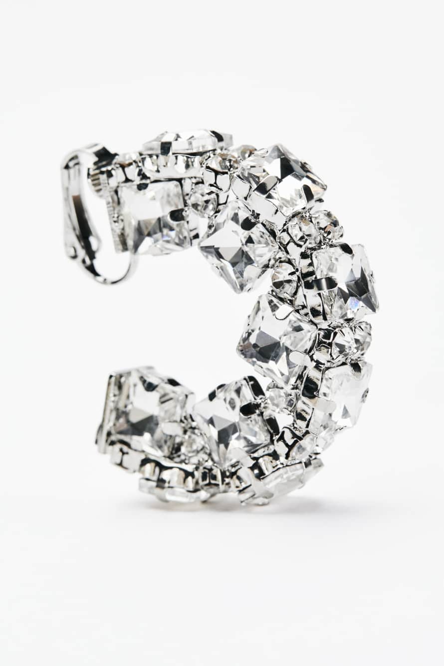 Diamond Cut earrings, Silver, Patrizia Pepe