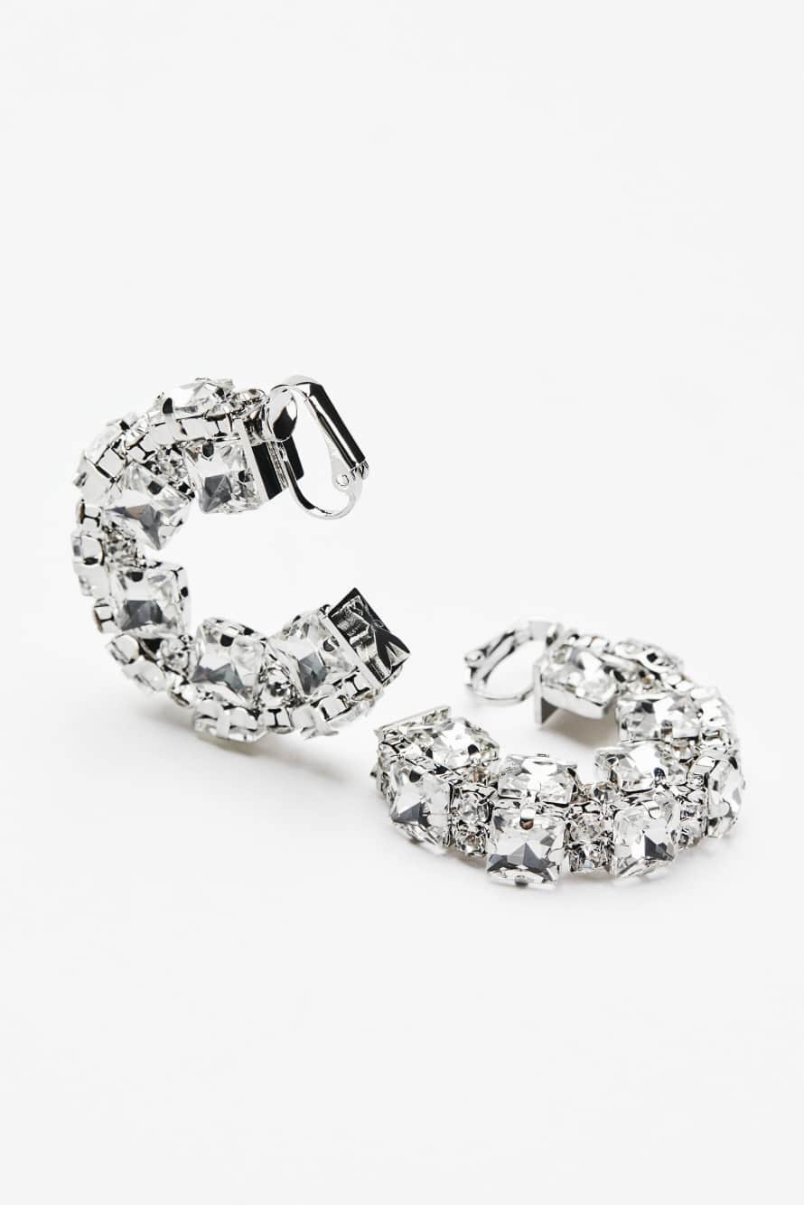 Diamond Cut earrings, Silver, Patrizia Pepe