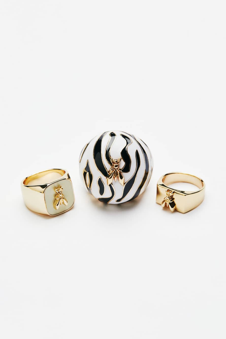 Bold sphere ring set, Abstract Fantasy, Patrizia Pepe