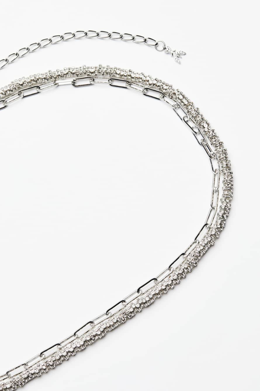 Diamond Cut chain belt, Silver, Patrizia Pepe