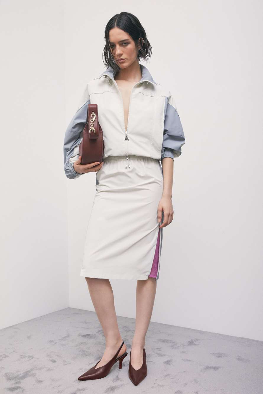 Bi-color utility jacket, Grey, Patrizia Pepe