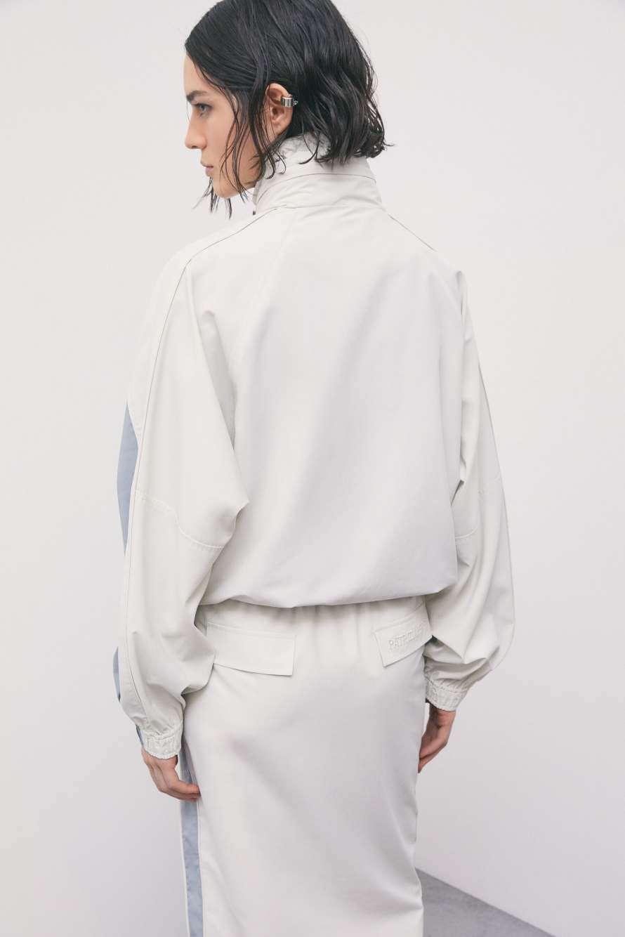 Bi-color utility jacket, Grey, Patrizia Pepe