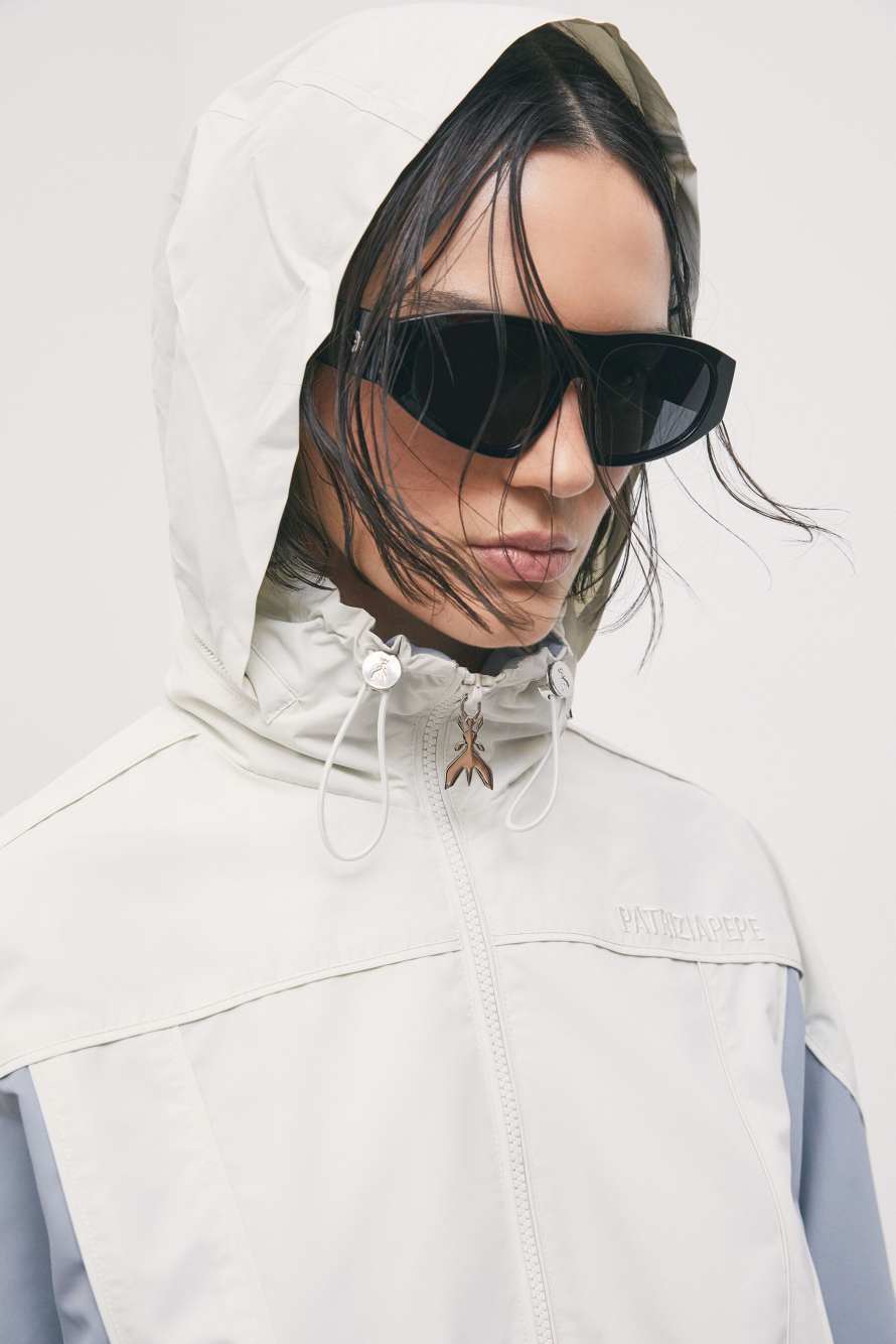 Bi-color utility jacket, Grey, Patrizia Pepe