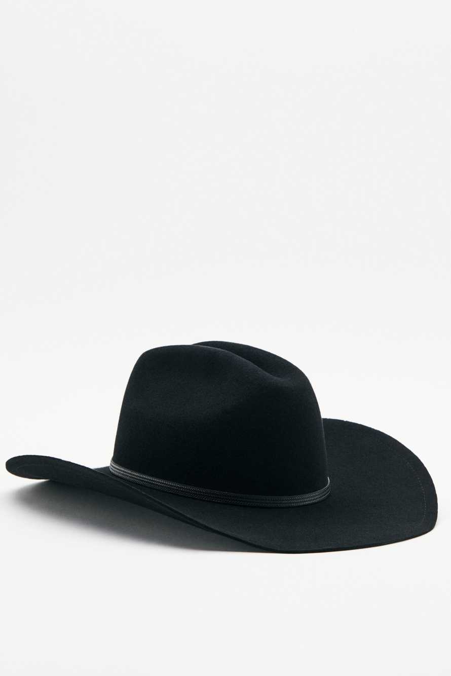 Wool cowboy hat, Black, Patrizia Pepe