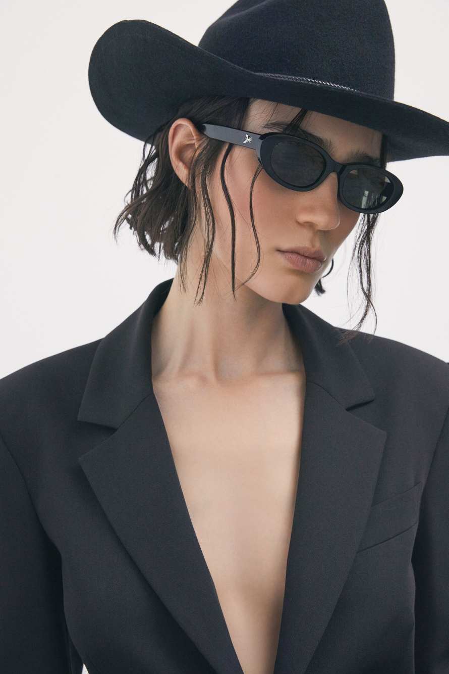 Wool cowboy hat, Black, Patrizia Pepe
