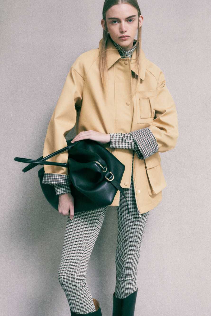 Cotton twill caban jacket, Beige, Patrizia Pepe
