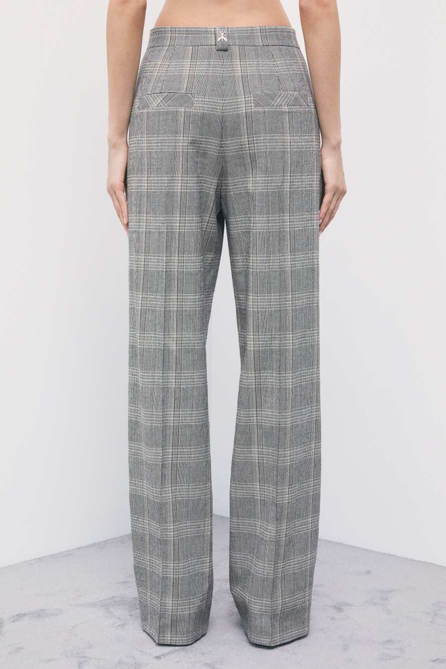 Tailored checked trousers, Abstract Fantasy, Patrizia Pepe