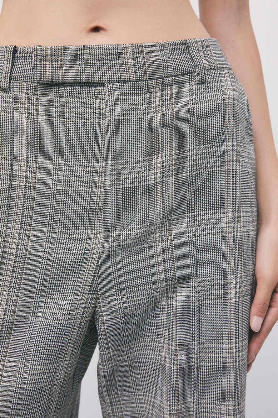 Tailored checked trousers, Abstract Fantasy, Patrizia Pepe