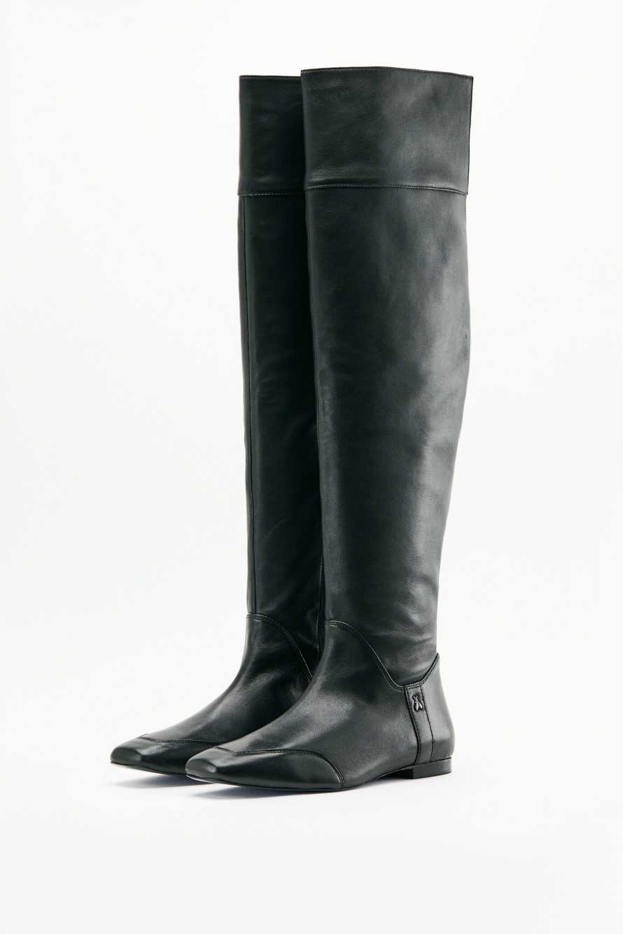 Cuissardes My SKIN en nappa, Noir/Argent, Patrizia Pepe
