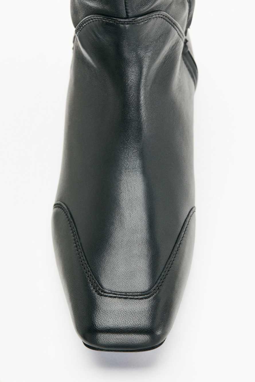 Cuissardes My SKIN en nappa, Noir/Argent, Patrizia Pepe