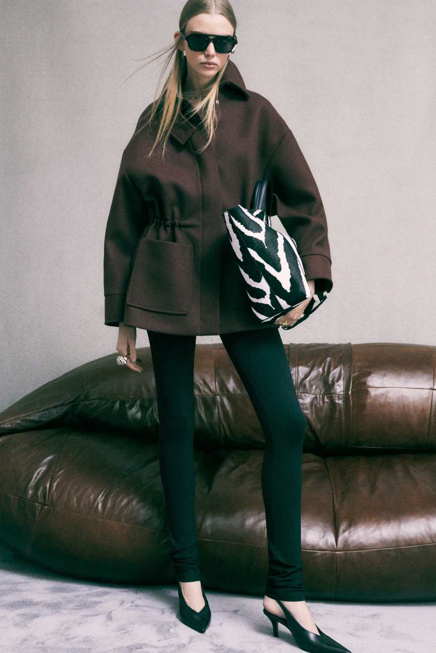 Wool-cashmere parka, Brown, Patrizia Pepe