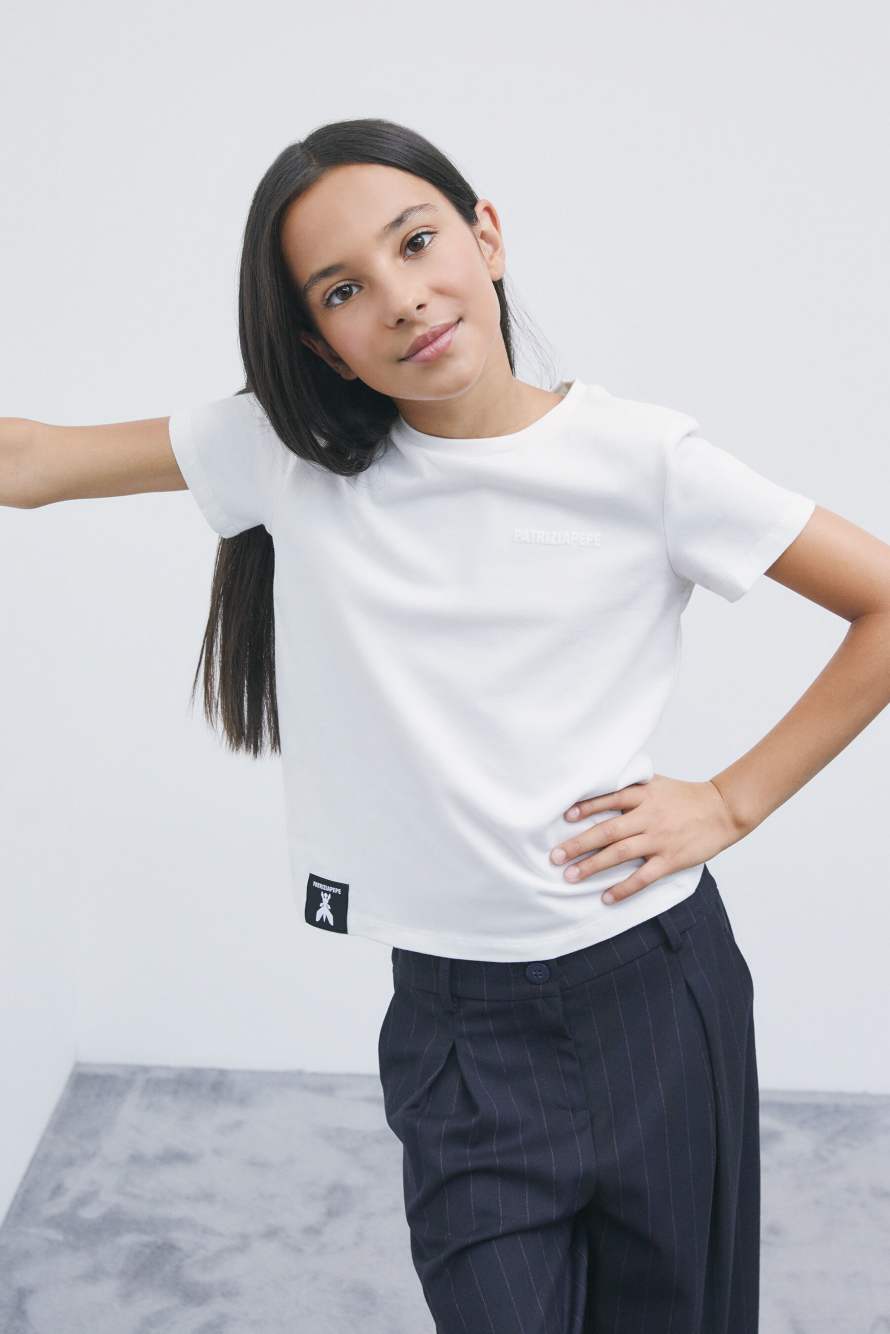 Cotton T-shirt, White, Patrizia Pepe