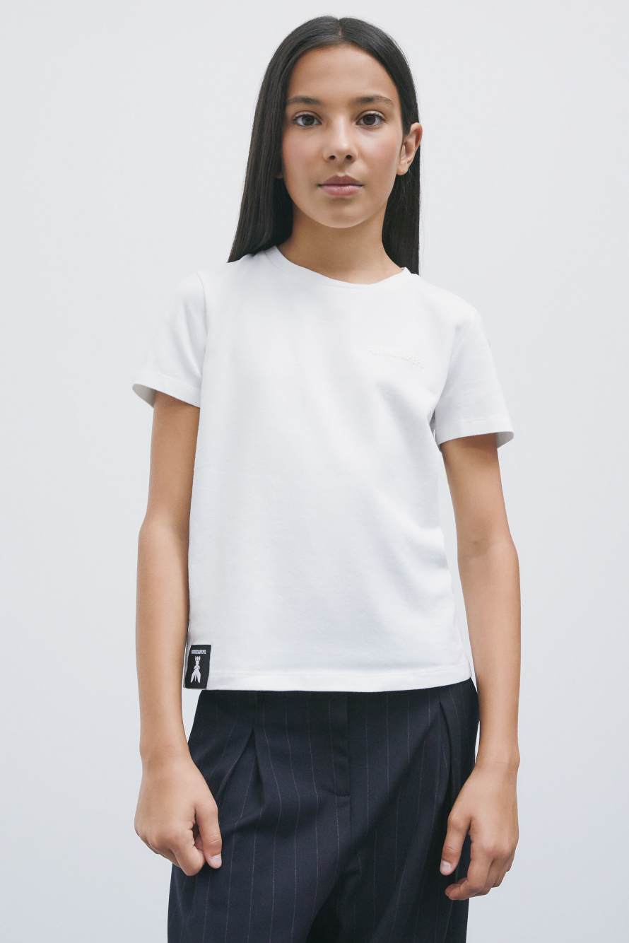 Cotton T-shirt, White, Patrizia Pepe
