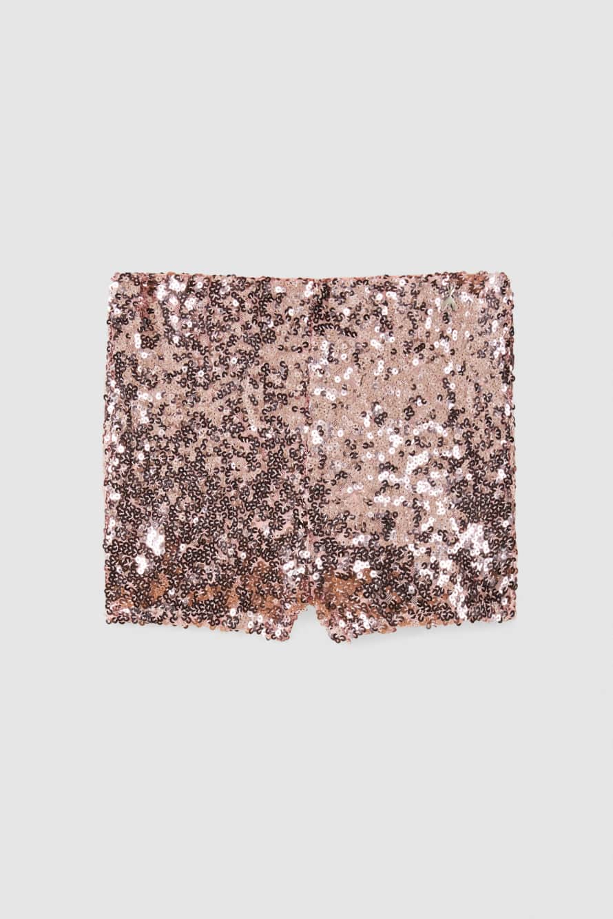 Sequin shorts, Pink, Patrizia Pepe