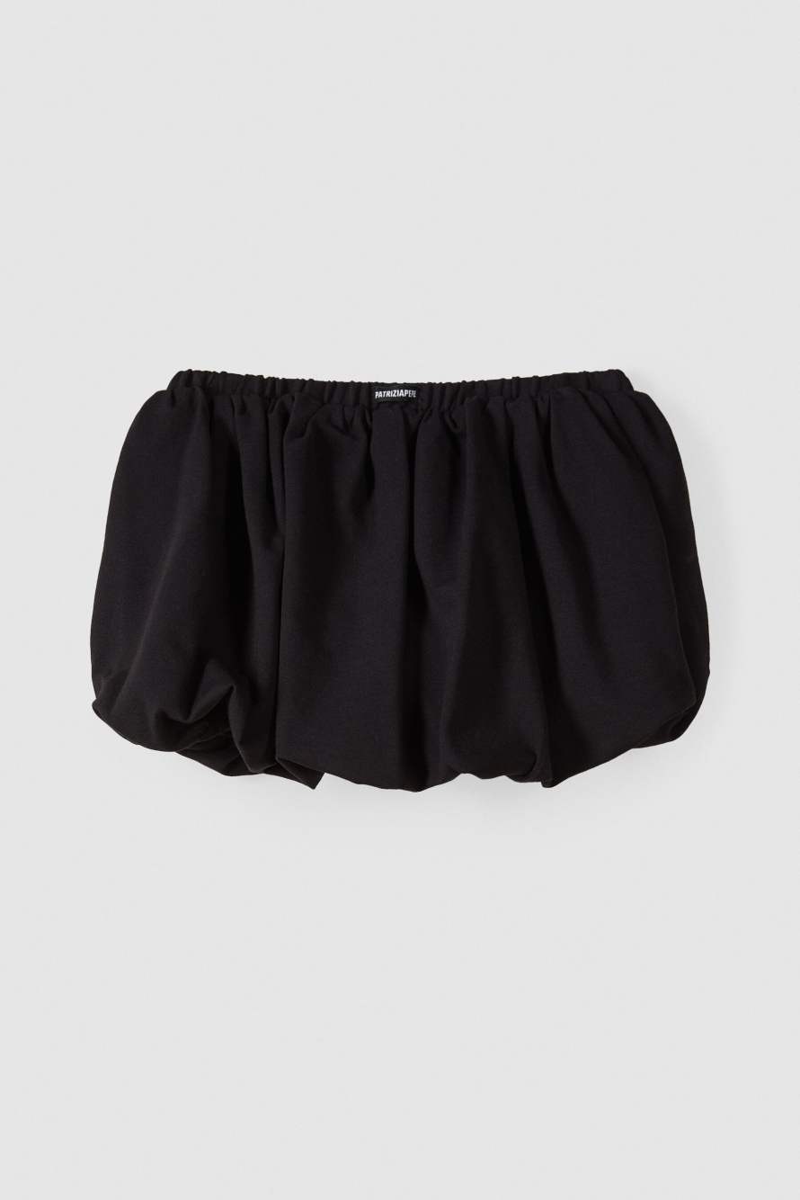 Bubble skort, Black, Patrizia Pepe