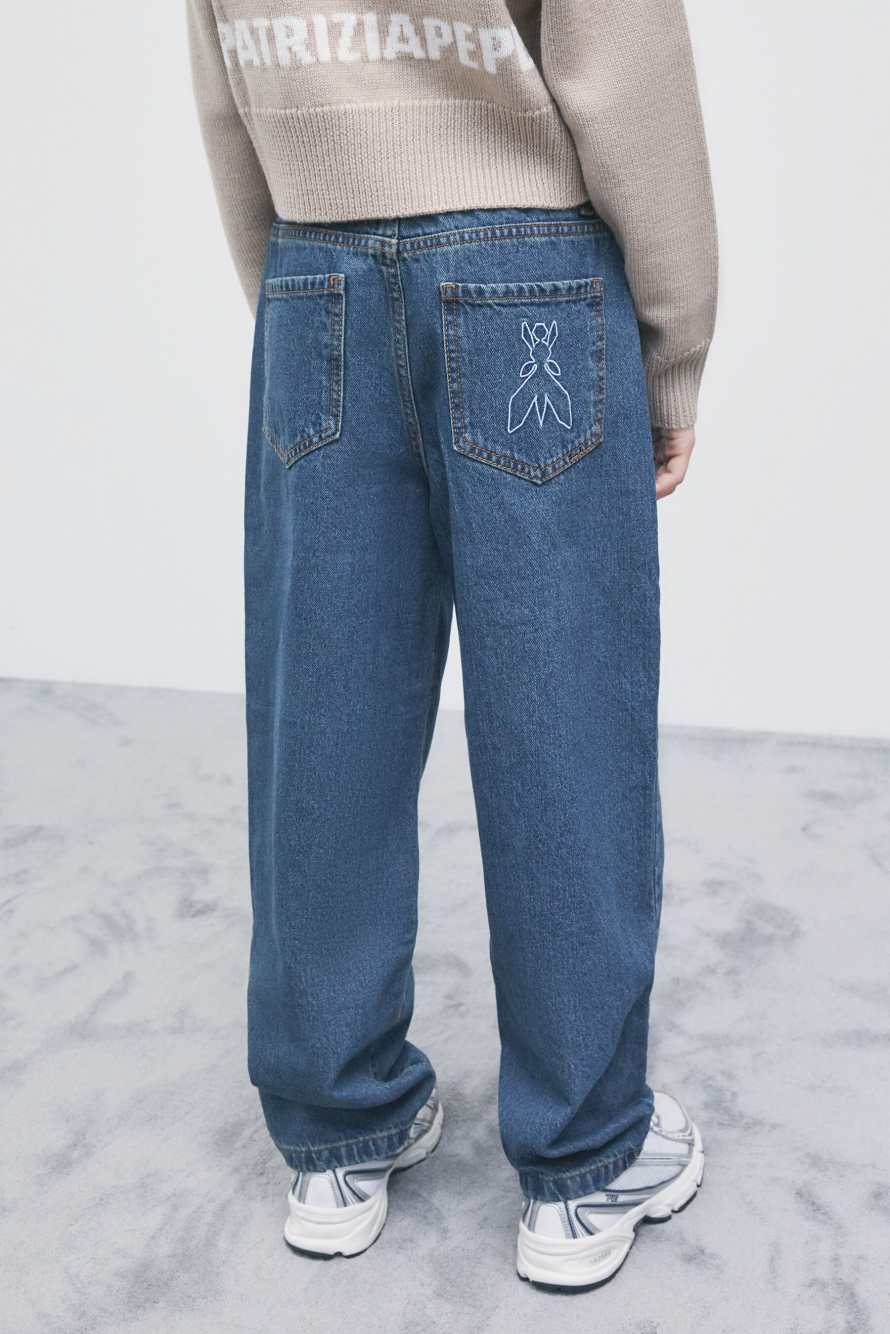 Balloon jeans, Blue, Patrizia Pepe