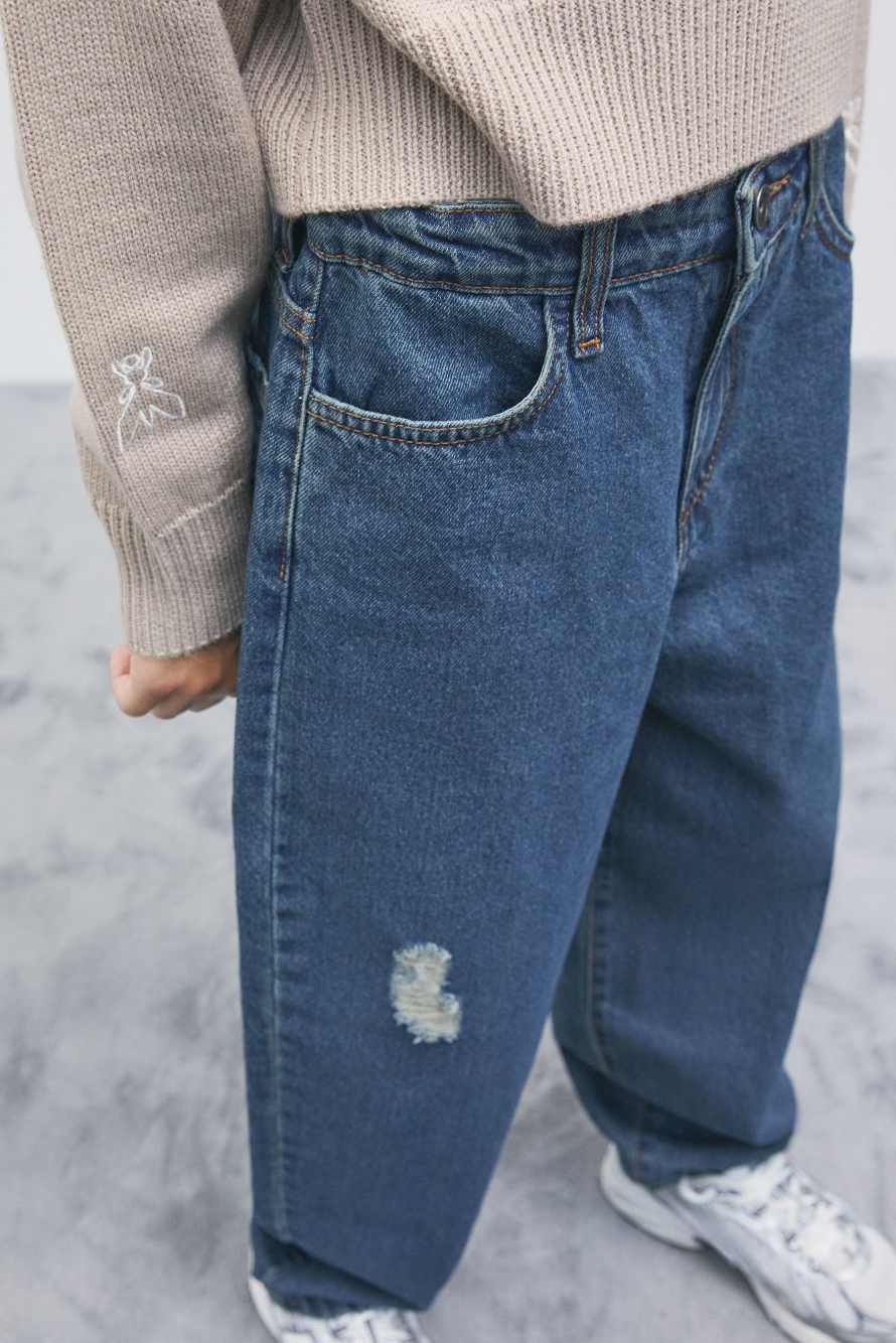 Balloon jeans, Blue, Patrizia Pepe