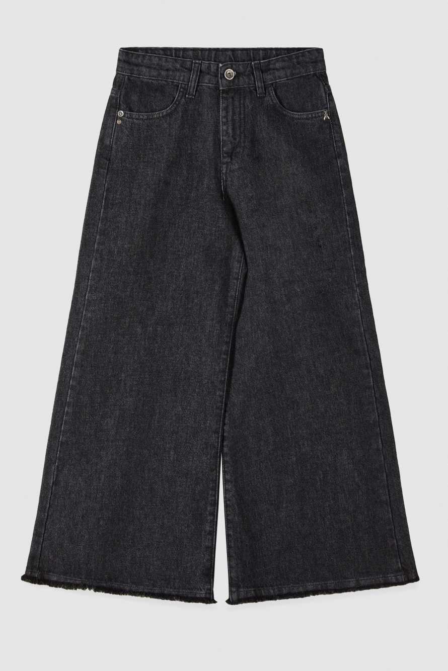 Wide-leg jeans, Black, Patrizia Pepe