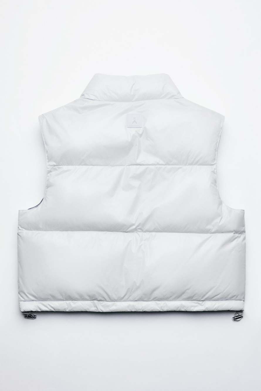 Reversible padded vest, Grey, Patrizia Pepe