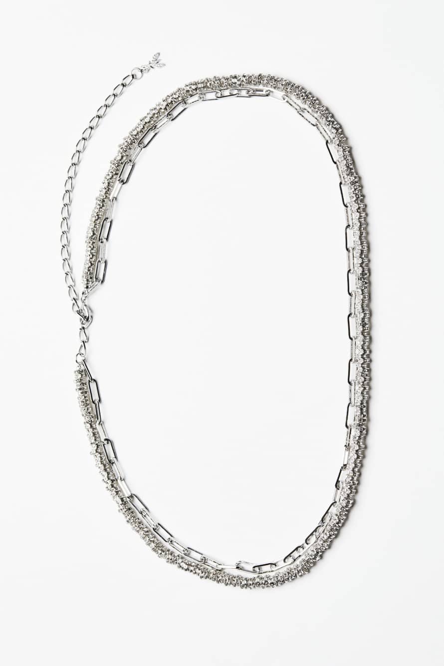 Diamond Cut chain belt, Silver, Patrizia Pepe