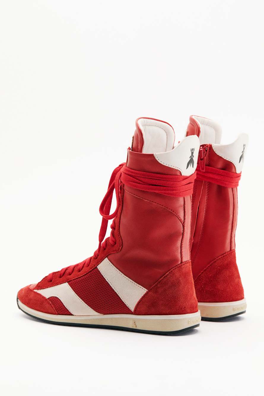 Racing SKIN '93 Sneakers, Red/White, Patrizia Pepe