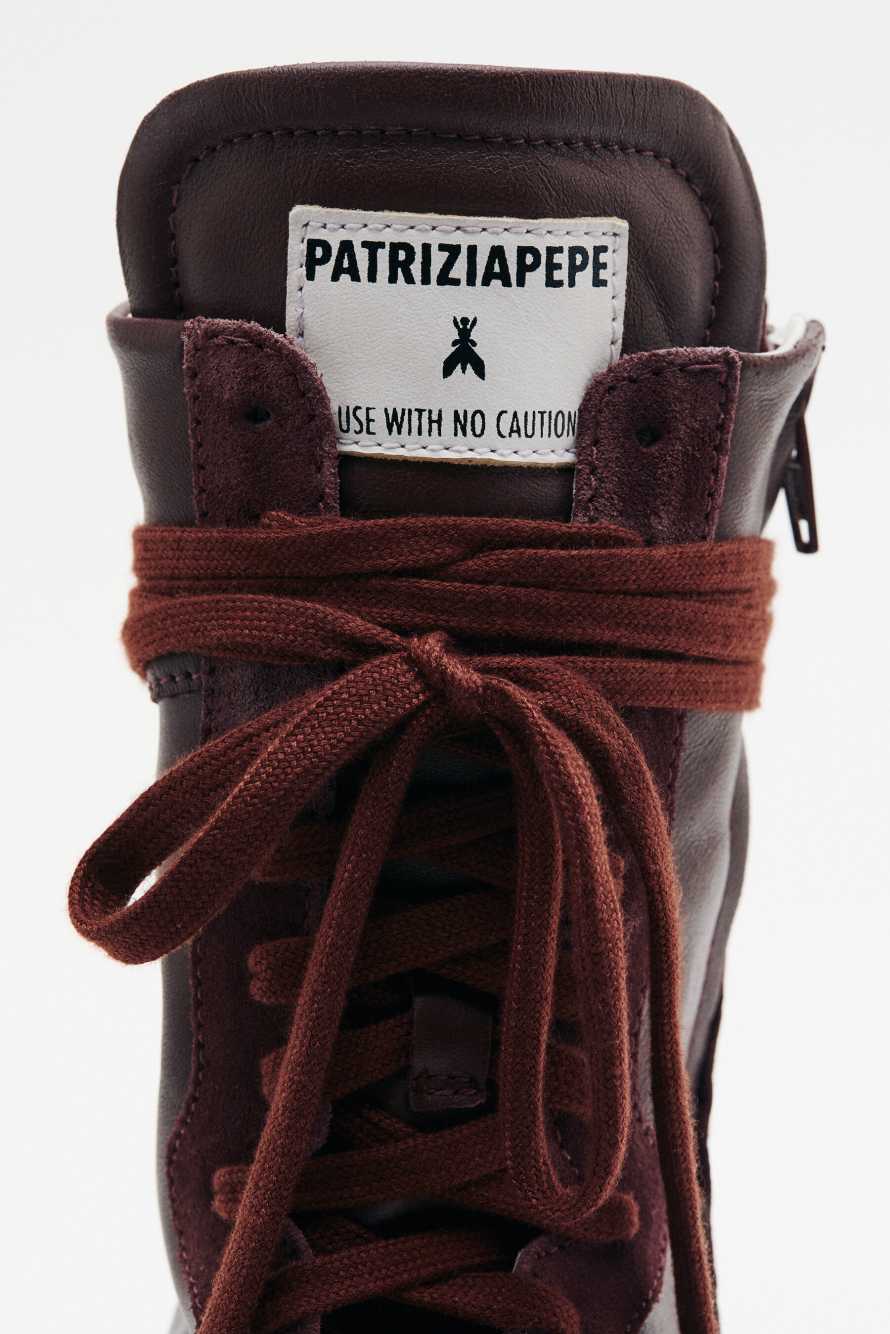 Racing SKIN '93 Sneakers, Brown, Patrizia Pepe