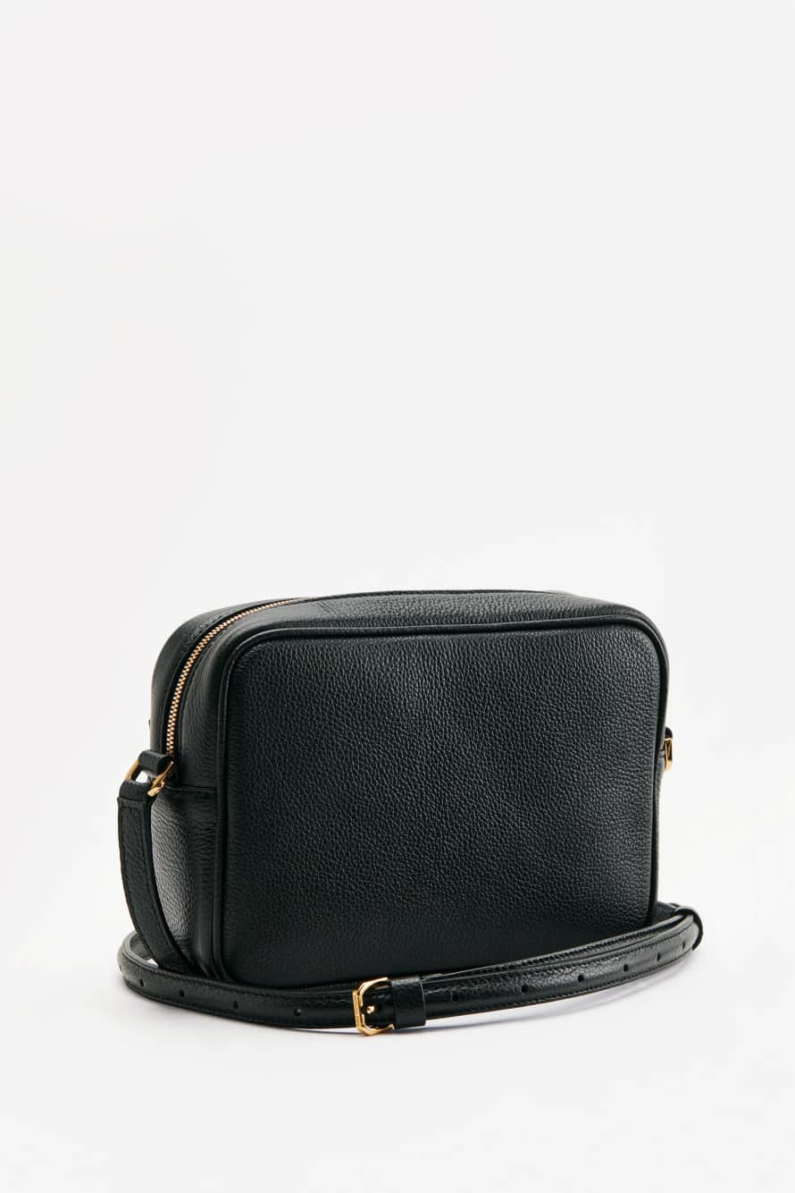 All Day leather crossbody bag, Black, Patrizia Pepe