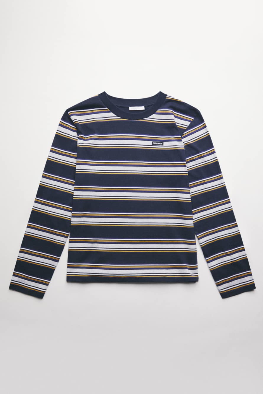 Striped cotton long-sleeve top, Stripes, Patrizia Pepe
