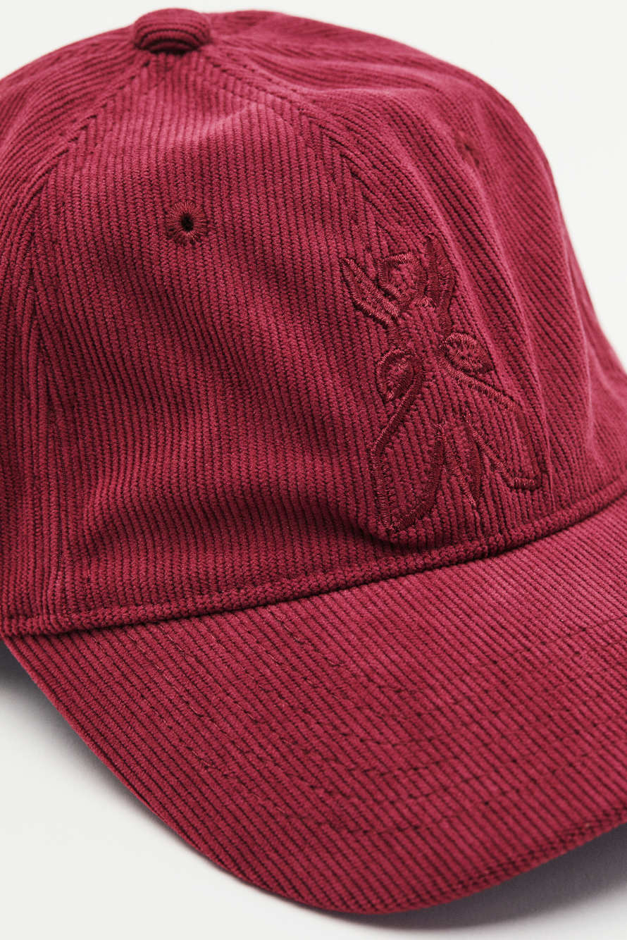 Velvet baseball cap, Red, Patrizia Pepe
