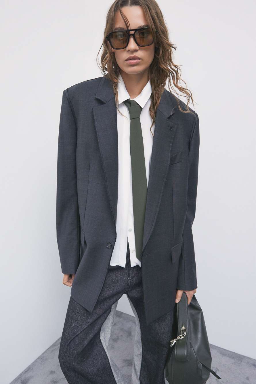 Cr&ecirc;pe tie, Green, Patrizia Pepe