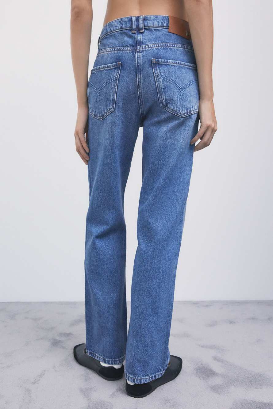 Low-rise straight-leg jeans, Blue, Patrizia Pepe