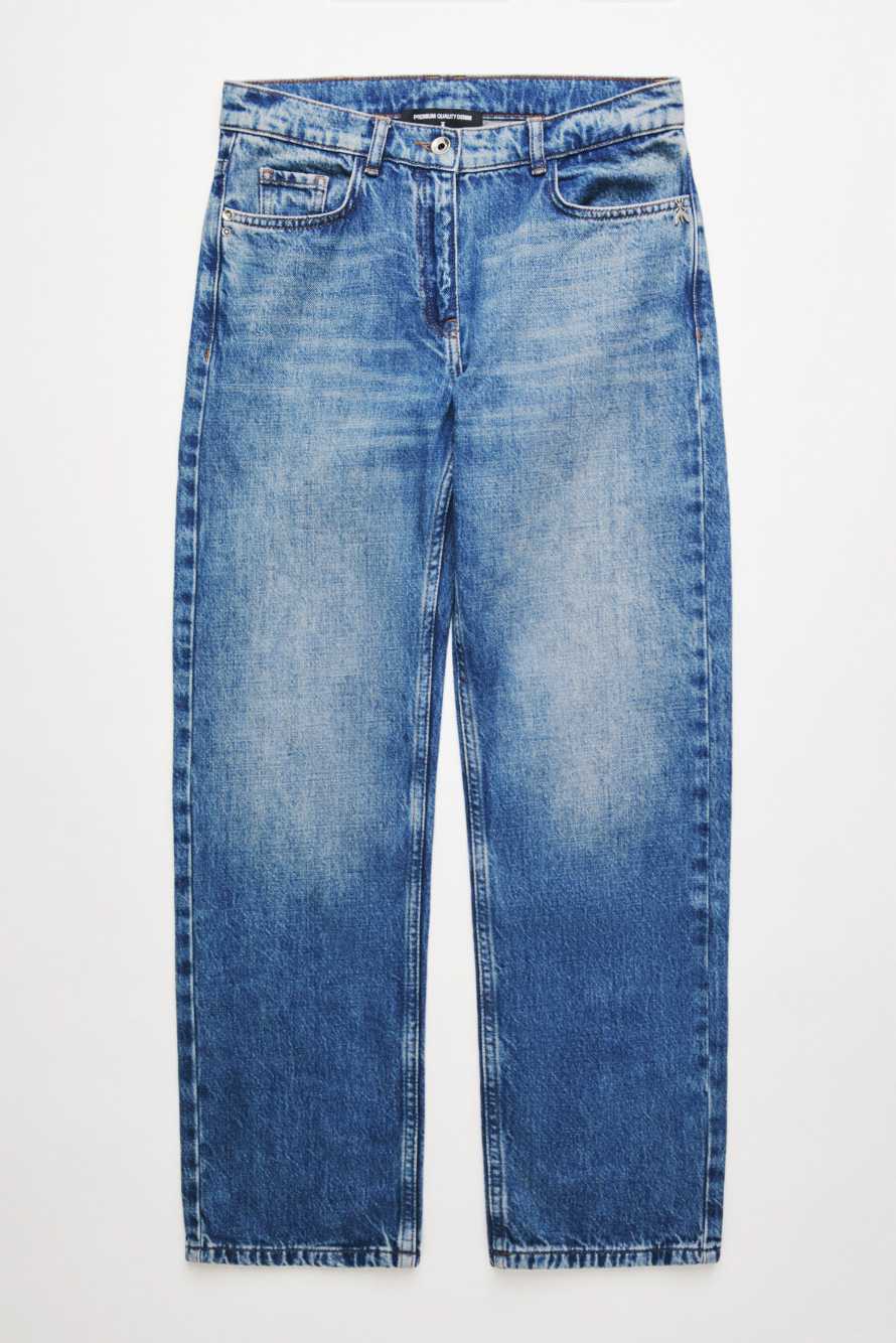 Low-rise straight-leg jeans, Blue, Patrizia Pepe