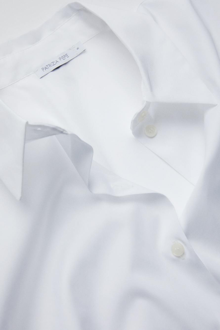 Cotton shirt, White, Patrizia Pepe