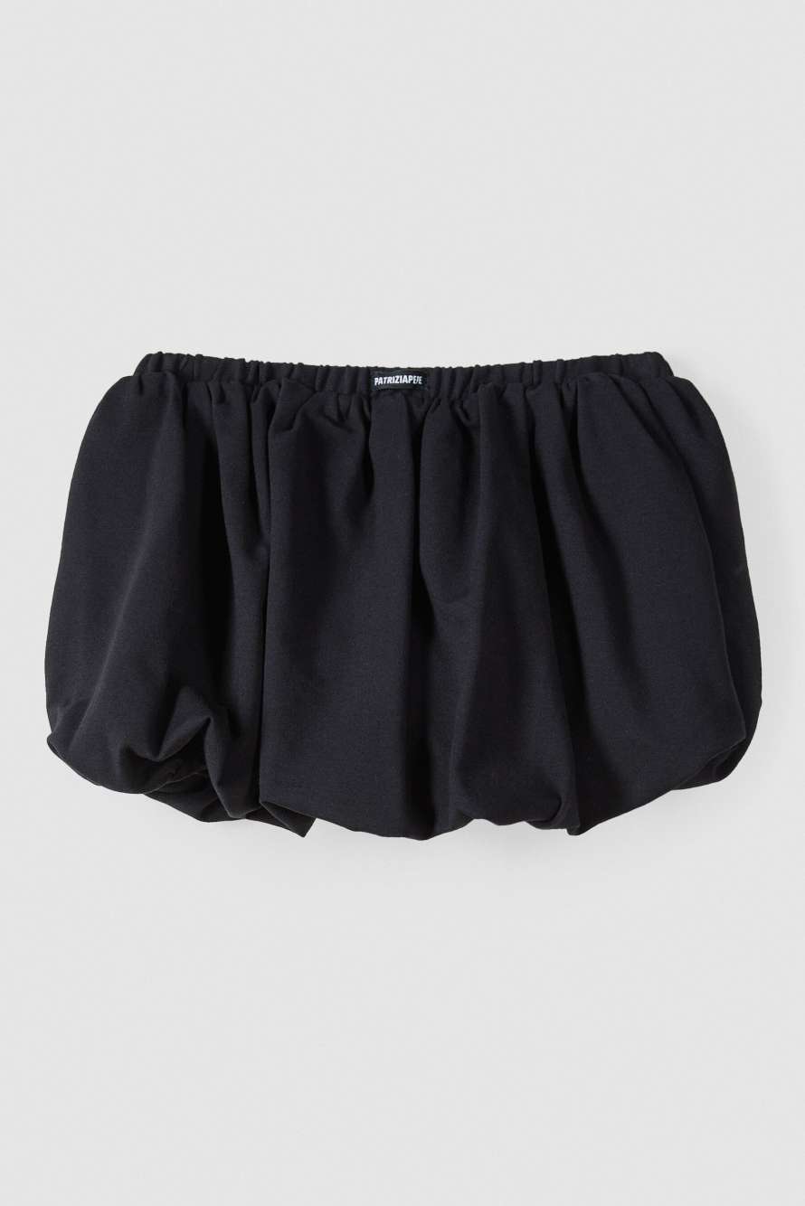 Bubble skort, Black, Patrizia Pepe