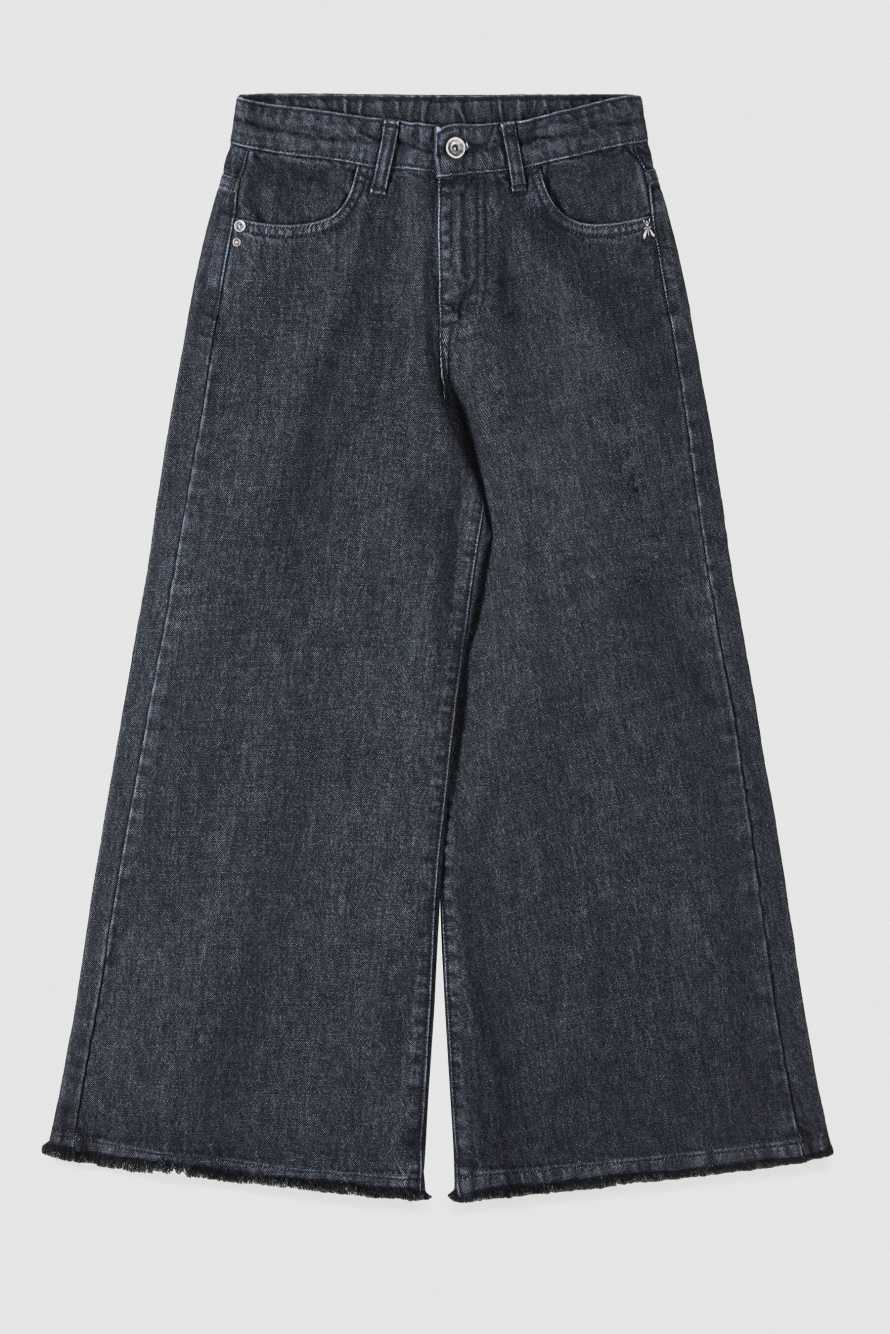 Wide-leg jeans, Black, Patrizia Pepe